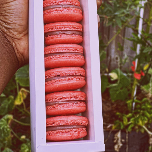 Strawberry Macarons